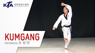 Kumgang Poomsae Yoo Gwanghyun KTA Korea Taekwondo Association [upl. by Rickie36]