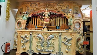 89 key Gavioli fairground organ ex Silcocks  Amersham December 2023 [upl. by Leissam81]