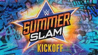 WWE SummerSlam Kickoff Aug 20 2017 [upl. by Ayal]