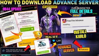 HOW TO DOWNLOAD FREE FIRE ADVANCE SERVER 2024 😱⚡  FREE FIRE ADVANCE SERVER KAISE DOWNLOAD KAREN [upl. by Pavier]