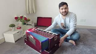 Harmonium BINA no 17 Dx unboxing by a very gracious customer in China  Dr Nasir Abbas Khan Sahib [upl. by Essirahc]