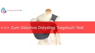 Erfahrungen Didymos Tragetuch Didysling im Test [upl. by Acnaib]