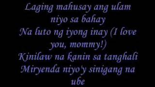 Cooking ng Ina Mo Lyrics [upl. by Ahseral]