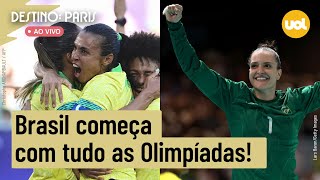 🔴 OLIMPÍADAS 2024 SELEÇÃO BRASILEIRA FEMININA VENCE COM MARTA TITULAR HANDEBOL QUEBRA JEJUM [upl. by Jeanie]