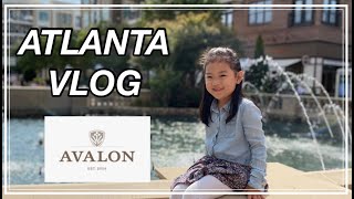 애틀란타 아발론 쇼핑센터 테슬라 식당 쇼핑 산책 AVALON shopping center in Alpharetta GA [upl. by Enytsuj774]