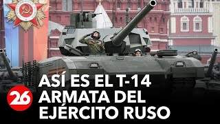 Así es el T14 Armata el carro de combate que ya está en Ucrania apoyando la ofensiva del Kremlin [upl. by Liuka524]