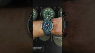 Opal Blue  Hawker Hurricane Classic Chronograph  avi8 aviation militaryaviation myavi8 watch [upl. by Ahsercel]