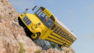 Cars vs Cliff Roads 44  BeamNG DRIVE  SmashChan [upl. by Hsilgne635]