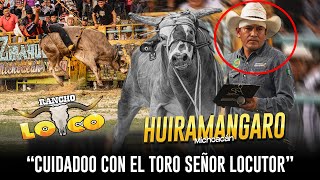 ¡TORO SE TRAGABA AL LOCUTOR Fallece toro despues del jaripeo quotRANCHO LOCO EN HUIRAMANGARO 2024quot [upl. by Beatrisa354]