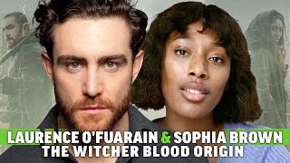 The Witcher Blood Origin Sophia Brown amp Laurence OFuarain on the Band of Seven [upl. by Enelra]