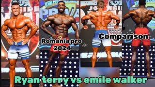 Emile walker at romania pro 2024 vs ryan terry 2024 Comparison mensphysique ryanterry [upl. by Buderus711]