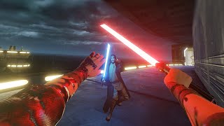 Fighting DARTH VADER And OBIWAN In VR  Blade And Sorcery [upl. by Firmin]