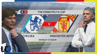 FIFA 17  CHELSEA vs MANCHESTER UNITED 2017 [upl. by Ennaerb976]