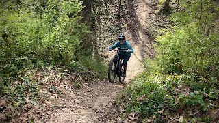 MTB  Riding the Sinkholes at Capitol View Park  Frankfort KY [upl. by Lletnwahs]