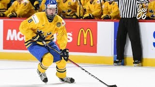 Rasmus Dahlin 2018 IIHF WJC Highlights [upl. by Ayik323]