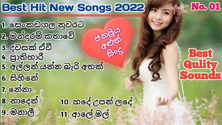 Top hits sinhala new songs 2022  new songs collection sinhala songs aluth sindu album new nonstop [upl. by Ailero]