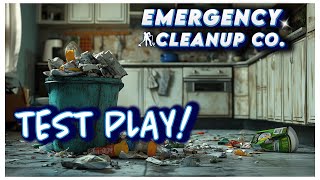 EMERGENCY CLEANUP COMPANY  EARLY TEST PLAY AND REVIEW [upl. by Stevana]