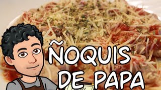 Ñoquis de Papa Caseros en 5 min [upl. by Ydnam]