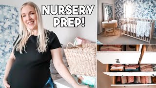 Nursery Prep  Shared Nursery Organization  Setting up Moses Basket amp Crib [upl. by Yniatirb]