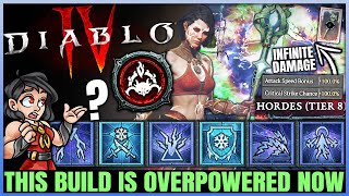 Diablo 4  New Best INFINITE LIGHTNING Sorcerer Charged Bolts Build  New OP S5 Combo  Full Guide [upl. by Goodwin36]