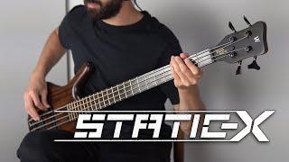 StaticX  The Only Bass Cover  TAB [upl. by Orsay861]