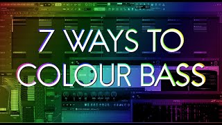 7 WAYS TO MAKE COLOUR BASS IN 1 MINUTE [upl. by Placidia]