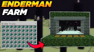 Enderman xp Farm Minecraft Bedrock 121 deutsch 2024 [upl. by O'Connor]