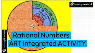 Maths project Rational Numbers Working Model  Maths TLM [upl. by Cadmann]