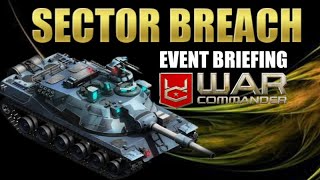 War Commander October 2024 Sector Breach Event Briefing [upl. by Ahsikar]