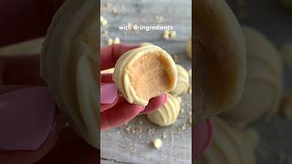 Amazing no bake white chocolate cheesecake truffles with 4 ingredients easyrecipe shorts [upl. by Odnamla821]