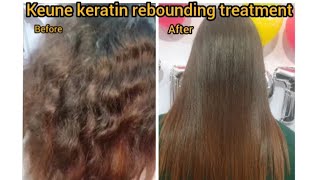 Keune keratin treatment on fashion shade hair dye  how to do keune keratin treatment at home [upl. by Ahsrats202]