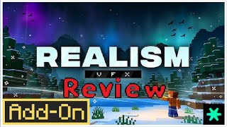 Minecraft Bedrock addon mod review Realism VFX [upl. by Artamas882]