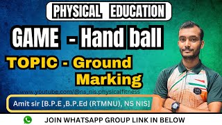 Everything You Need to Know About hand ball ground marking  physicaleducation education sports [upl. by Kissie590]