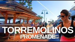 4K Virtual walk  Torremolinos to Benalmádena Costa Del Sol Promenade Walking tour [upl. by Cristine]