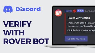 How To Verify With Rover Discord Bot 2024 [upl. by Madelle144]