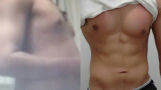 MY NATURAL BODY TRANSFORMATION FROM OVERWEIGHT TO MUSCULAR [upl. by Maurine]