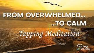 Release Stress Anxiety amp Overwhelm  Tapping Meditation [upl. by Etnod]