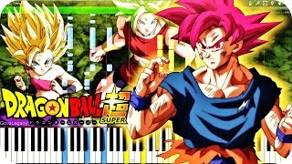 Dragon Ball Super  Fierce Battle against a Mighty Foe All Out Battle  Piano Tutorial [upl. by Darooge]