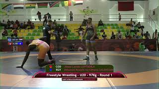 Round 1 FS  97 kg J LUNTADILA COD v M SALAHELDIN EGY [upl. by Rachelle382]