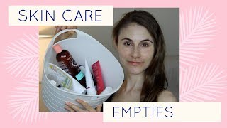 Skin care empties from winter 201819 Dr Dray [upl. by Kcira]