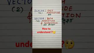 Scalar and vector part 1  Class 11 Physics [upl. by Dimmick140]