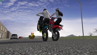 MX BIKES WHEELING HONDA 450R YAMAHA 450F [upl. by Zendah]