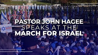 Pastor John Hagee speaks at the March For Israel [upl. by Gnuh]