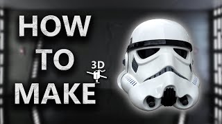 How To Make A Stormtrooper Helmet 3D Printed [upl. by Beatriz]