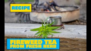 How to Make Fireweed Tea vol 1  Easy Outdoors Drinks [upl. by Ellegna]