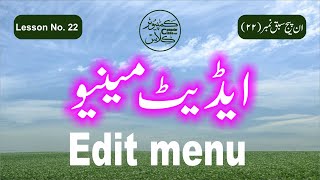 Inpage Lesson No22  Urdu Typing  Complete Inpage 3 Course in Urdu [upl. by Aniretac305]