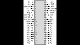 How to Learn 8085 pin diagram Bangla story only 2 miniute [upl. by Alyks599]