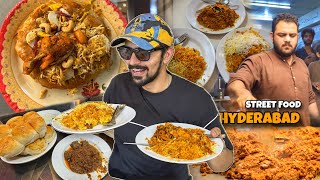 STREET FOOD IN HYDERABAD  Dulhan Paratha Tawa kaleji Masala amp Wild Biryani [upl. by Haiasi]