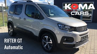 Peugeot Rifter GT Short L1 7 Seats demonstration interier exterier walkaround [upl. by Ries]