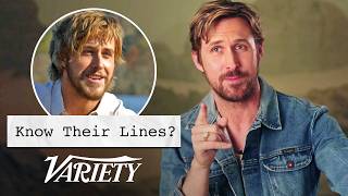 Does Ryan Gosling Know Lines From His Most Famous Movies [upl. by Ahseram]